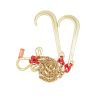 G80 V Bridle Chain, 5/16" x 2' Towing Chain Bridle with 15" J Hooks and Grab Hooks