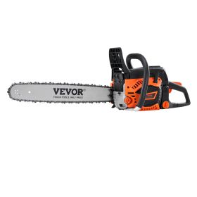 Gas Chainsaw, 58CC 20" 3.22HP, Gasoline Powered Chain Saw, Handheld Cordless Petrol Chainsaws for Tree Wood Branch Cutting, Tree Trimming
