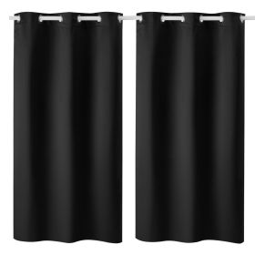 Blackout Curtains, 63 Inch Length 2 Panels Set, 42 Inch Wide Each, Thermal Insulated Blackout Light Blocking Drapes, with Grommets