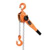 Manual Lever Chain Hoist, 1-1/2T 3300LBS Capacity Heavy Duty Come Along, 20FT Lift G80 Alloy Steel Chain With Dual Pawl Mechanical Brake