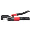 Hydraulic Crimping Tool with 9 Sets of Dies AWG12-2/0 Copper And Aluminum Terminal Battery Lug Crimper, with a Cutting Pliers, Gloves