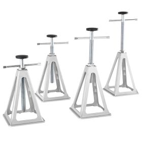 RV Stabilizer Jacks, 4 Pack Aluminum RV Leveling Jacks, RV Stack Jacks for RV Travel Trailer Camper, Single Screw Jack Support up to 6000 Lbs