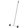 Magnetic Sweeper with Wheels, 15inch Mini Magnetic Sweeper, 8 lbs Capacity, Adjustable Handle