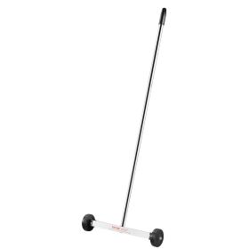 Magnetic Sweeper with Wheels, 15inch Mini Magnetic Sweeper, 8 lbs Capacity, Adjustable Handle