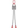 Chain Sling, 5/16 inch x 5 ft Lifting Chains with Hooks, G80 Engine Chain Hoist Lifts, 6600 lbs/3 Ton Capacity Lifting Sling Chains for Engine Hoist