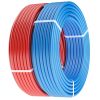 PEX Pipe 1/2 Inch, 2 x 100 Feet Length PEX-A Flexible Pipe Tubing for Potable Water, Pex Water Lines for Hot/Cold Water & Easily Restore