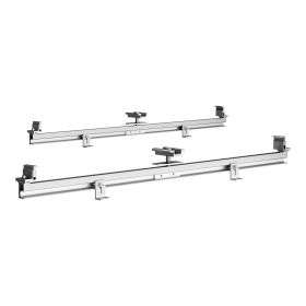 Solar Panel Mounting Brackets, Solar Panel Mount Kit with 4 x 30" Aluminum Rails, 4 End Clamps and 2 Mild Clamps