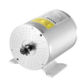 2000W Electric Brushless DC Motor Kit - 48V 4300rpm Motor with Upgraded Speed Controller and Throttle Grip Kit for Go Karts E-Bike Motorcycle Scooter