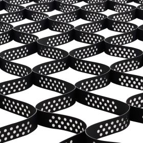Gravel Grid, 2 Inch Depth, 32.81 x 9.84 FT / 10000 x 3000 mm, 1880 LBS Per Sq ft Grass Ground Retainer, Permeable Geo Grids Driveway Stabilization