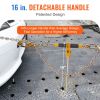 Ratchet Chain Binder, 5/16"-3/8" Heavy Duty Load Binders, with G80 Hooks 7,100 lbs Secure Load Limit, Labor-saving Anti-skid Handle