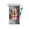 100A Generator Transfer Switch, 24000W Manual Transfer Switch, Heavy Duty Double-Throw Power Transfer Switch 120/240V, Meeting NEMA 3R Standards