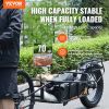Bike Cargo Trailer, 70 lbs Load Capacity, Heavy-Duty Bicycle Wagon Cart, Compact Storage & Quick Release Structure with Universal Hitch, 20" Wheels
