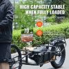 Bike Cargo Trailer, 70 lbs Load Capacity, Heavy-Duty Bicycle Wagon Cart, Compact Storage & Quick Release Structure with Universal Hitch, 20" Wheels