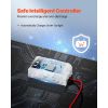 20W 12V Solar Panel Battery Charger, Solar Battery Trickle Charger Maintainer with Built-in Smart Controller & 3 Connection Cables