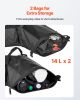 Motorcycle Saddlebags, 28 L (14 L x 2) Large Capacity Side Saddle Bags Compatible with Most Motorcycles