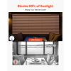 RV Blinds, 62 in x 32 in, RV Pleated Shades, Polyester Fabric, Easy to Clean and Install, Privacy Protection and Sunlight Blocking, for Camper
