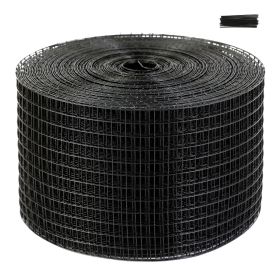 8 inch x 100ft Solar Panel Bird Guard, Critter Guard Roll Kit with Rust-proof PVC Coating, Solar Panel Guard with 50pcs Tire Wires