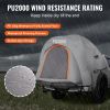 Truck Bed Tent, 6.4'-6.7' Pickup Truck Tent with Rain Layer and Carry Bag, Waterproof PU2000mm Double Layer Truck Tent, Accommodate 2-3 Person