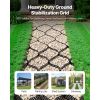 Gravel Grid, 2 Inch Depth, 32.81 x 9.84 FT / 10000 x 3000 mm, 1880 LBS Per Sq ft Grass Ground Retainer, Permeable Geo Grids Driveway Stabilization