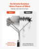 Grill Brush and Scraper, BBQ Brush for Outdoor Grills, Stainless Steel Woven Wire, Bristle Free Barbecue Brushes for Porcelain, Charcoal