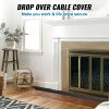 2-Pack Cable Protection Ramps, Supports Up to 2,000 lbs Per Axle, Durable Cord Safety Covers for Indoor & Outdoor Use, Ideal for Home, Office