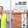 Aluminum Grade Rod, 9-Feet/8ths 3 Sections Telescopic Measuring Rod, Double-Sided Scale 1/8in Leveling Rod Stick