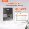 Instant Water Heater, 8kw On Demand Electric Tankless Water Boiler, Digital Temperature Display & Easy Installation & 24-Hour Water Supply
