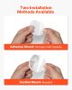 Suction Cup Hooks for Shower, 2-Pack No Drill Stainless Steel Hooks, Suction Cup Shower Towel Hanging Hook, for Bathroom Wall, Kitchen, Glass