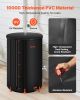 Collapsible Rain Barrel, 100 Gallon Portable Rain Water Collection Barrel, 1000D PVC Rainwater Collection System