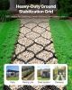 Gravel Grid, 2 Inch Depth, 32.81 x 9.84 FT / 10000 x 3000 mm, 1880 LBS Per Sq ft Grass Ground Retainer, Permeable Geo Grids Driveway Stabilization