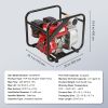 Gasoline Engine Water Pump, 3-inch, 7HP 265 GPM, 142ft Lift, 22ft Suction