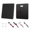 20W 12V Solar Panel Battery Charger, Solar Battery Trickle Charger Maintainer with Built-in Smart Controller & 3 Connection Cables