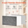 60L Large Storage Bags, 6 Pack Clothes Storage Bin, Foldable Closet Organizers Containers with Handle, Nov-woven Fabric Storage Bag for Clothing