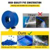 Discharge Hose, 2" x 105', PVC Fabric Lay Flat Hose, Heavy Duty Backwash Drain Hose with Clamps, Weather-proof & Burst-proof
