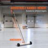 Magnetic Sweeper with Wheels, 15inch Mini Magnetic Sweeper, 8 lbs Capacity, Adjustable Handle