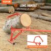 Timberjack, 46.5 in, Heavy Duty Steel Log Roller, Log Lifter with Adjustable Cant Hook, Logging Tools Log Jack for Logs Ups to 25" Dia