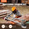 Chainsaw Mill, Portable Sawmill 14"-36" Guide Bar, Galvanized Steel Chainsaw Planking Mill with 0.2"-11.81" Cutting Thickness