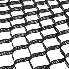 Gravel Grid, 3 Inch Depth, 24.93 x 9.52 FT / 7600 x 2900 mm, 1880 LBS Per Sq ft Grass Ground Retainer, Permeable Geo Grids Driveway Stabilization