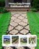 Gravel Grid, 4 Inch Depth, 17.06 x 8.86 FT / 5200 x 2700 mm, 1880 LBS Per Sq ft Grass Ground Retainer, Permeable Geo Grids Driveway Stabilization