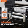 Galvanized Steel Winch Cable, 3/8 Inch x 100 Feet 15,200 lbs Breaking Strength, Wire Winch Rope with Swivel Hook, Towing Cable Heavy Duty