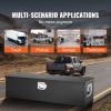 Heavy Duty Aluminum Truck Bed Tool Box, Diamond Plate Tool Box with Side Handle and Lock Keys, Storage Tool Box Chest Box Organizer for Pickup
