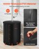 Collapsible Rain Barrel, 53 Gallon Portable Rain Water Collection Barrel, 1000D PVC Rainwater Collection System