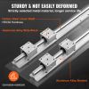 Linear Guide Rail Set, SBR16 800mm, 2 PCS 31.5 in/800 mm SBR16 Guide Rails and 4 PCS SBR16UU Slide Blocks