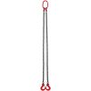 Chain Sling, 5/16 inch x 5 ft Lifting Chains with Hooks, G80 Engine Chain Hoist Lifts, 6600 lbs/3 Ton Capacity Lifting Sling Chains for Engine Hoist