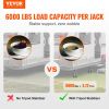RV Stabilizer Jacks, 4 Pack Aluminum RV Leveling Jacks, RV Stack Jacks for RV Travel Trailer Camper, Single Screw Jack Support up to 6000 Lbs