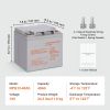 Rechargeable AGM Marine Battery, 12V 40AH, with 400A Discharge Current, Ideal for Mobility Scooters, Electric Wheelchairs, Go-Karts, and e-Bikes