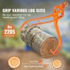 Timber Claw Hook, 28 inch 4 Claw Log Grapple for Logging Tongs, Swivel Steel Log Lifting Tongs