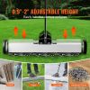 36-Inch Magnetic Sweeper with Wheels, 55 lbs Capacity, with Telescoping Magnetic Pickup Tool, Adjustable Handle