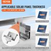 Solar Panel Mounting Brackets, Solar Panel Mount Kit with 4 x 30" Aluminum Rails, 4 End Clamps and 2 Mild Clamps