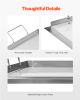 Stainless Steel Griddle, 23x16 inch Universal Flat Top Rectangular Plate, Gas Grill Griddle for BBQ Grill, Teppanyaki